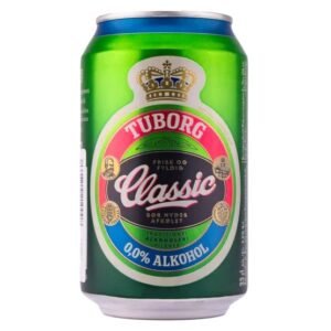 Tuborg Classic 0,0% Alkoholfrei – Tuborg 0% 0,33l Dose