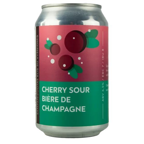 Cherry Sour Biere de Champagne – Sakiskiu Alus 6,5% 0,33l Dose