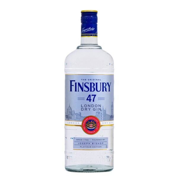 Finsbury 47 Platinum London Dry Gin 47% 1l