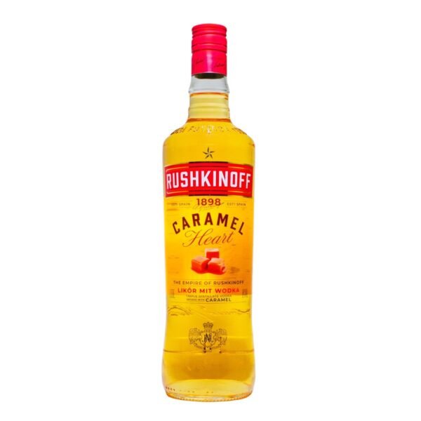 Rushkinoff Vodka & Caramel Likör 18% 1l