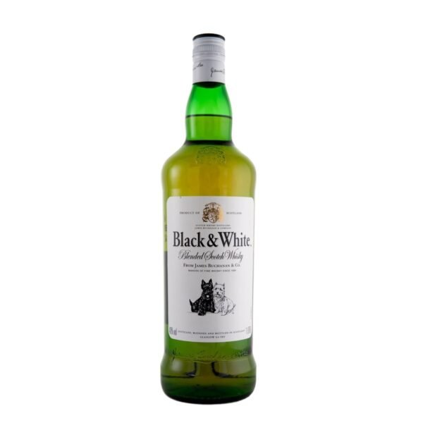 Black & White Blended Scotch Whisky 40% 1l