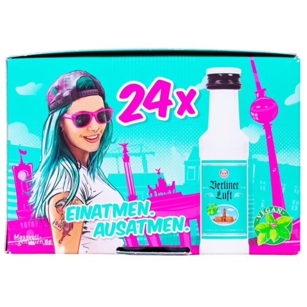 Paket [24 x] Berliner Luft Pfefferminzlikör 18 18% 0,48l
