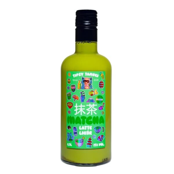Tipsy Tanuki Matcha Latte Likör 15% 0,5l