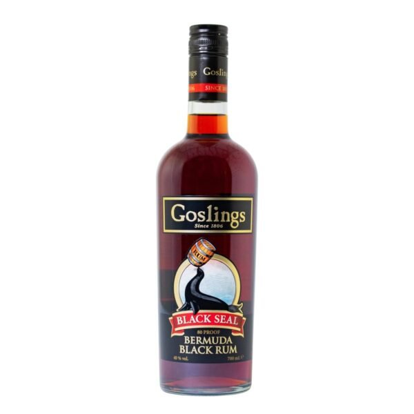 Goslings Rum Black Seal 80 Proof Bermuda Black Rum 40% 0,7l