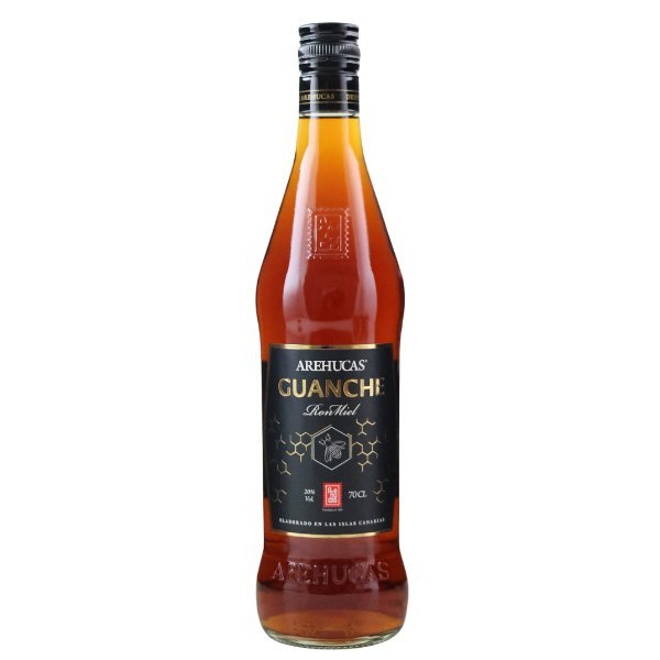 Arehucas Ron Miel Guanche Honig Likör (Rum Basis) 20% 0,7l