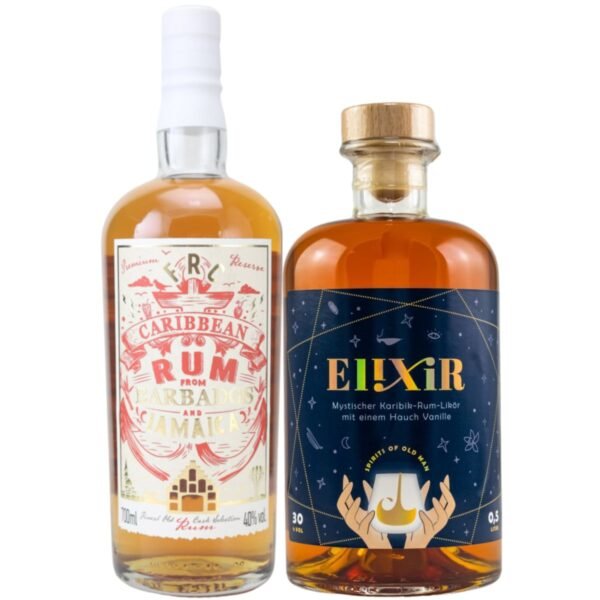 FRC Barbados & Jamaica Rum + Oldman Elixir Set 30% 1,2l