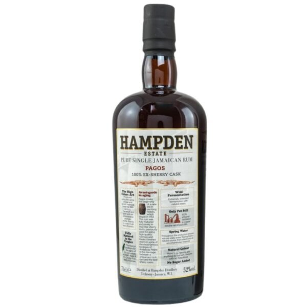 Hampden Estate Pagos 2022 Pure Single Jamaican Rum 52% 0,7l