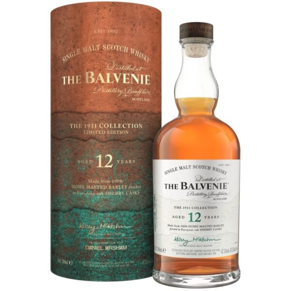 Balvenie 12 Jahre The 1931 Collection Single Malt Whisky 47,5% 0,7l