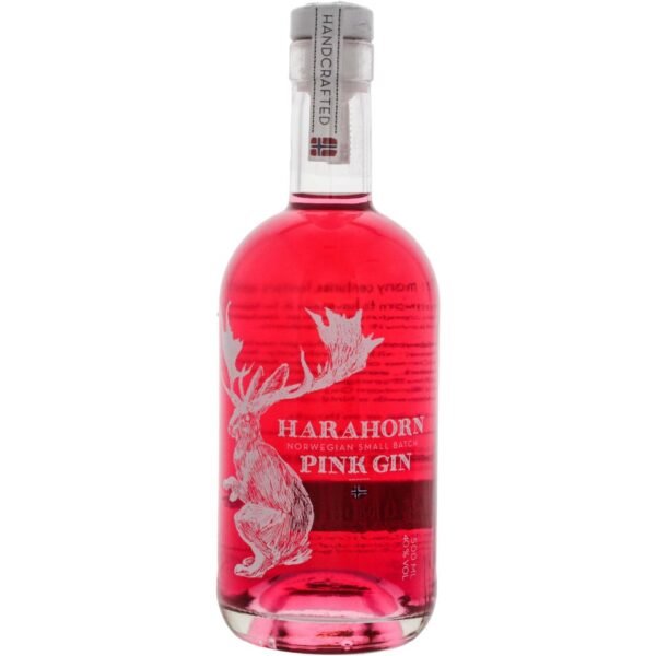 Harahorn Norwegian Pink Gin 40% 0,5l